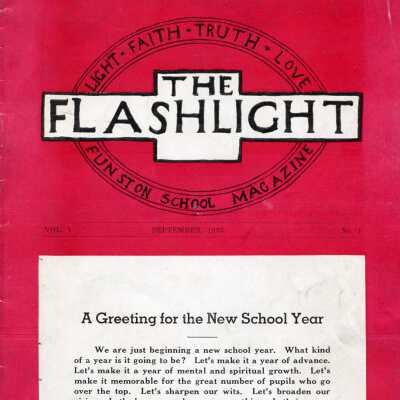 The Flashlight - Funston School Magazine - September 1935