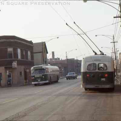 Pulaski Rd Electric Trolley Busses