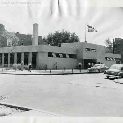 Exterior view of new public library