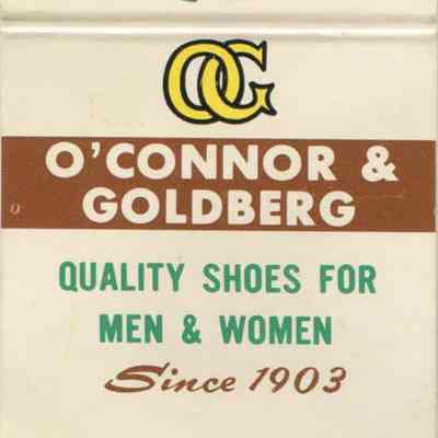 O'Connor & Goldberg matchbook