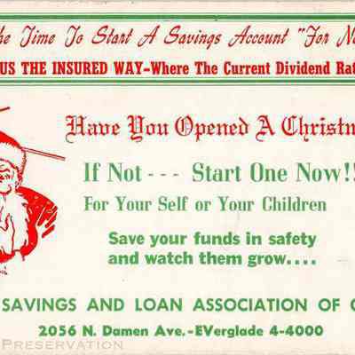 Now Is The Time To Start A Savings Account "For Next Christmas" blotter