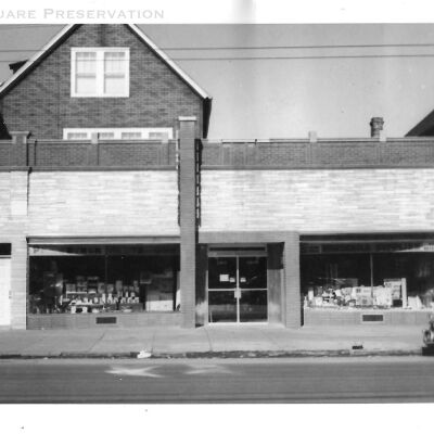 Logan Hardware facade remodel 1953