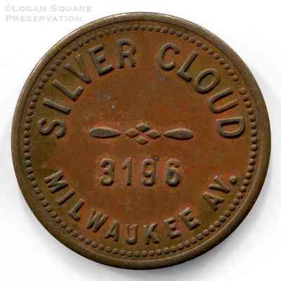 Silver Cloud Token - Good for 25¢ in Drinks