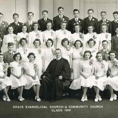 Grace Evangelical Church - A Community Church - Confirmation Class 1941