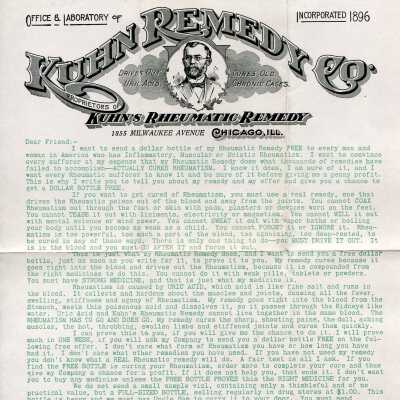 Kuhn Remedy Co. letter