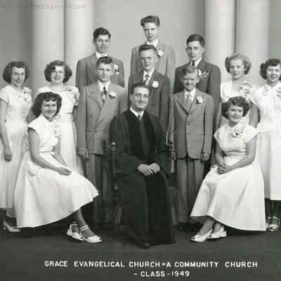 Grace Evangelical Church - A Community Church - Confirmation Class 1949