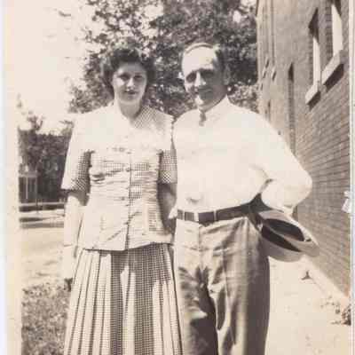 Marie Solberg and Klaus Tangeros