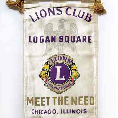 Logan Square Lions Club Meet the Need banner