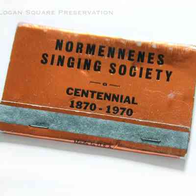 Normennenes Singing Society Matchbook