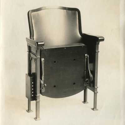 Theater Seat by Automatic Seat Indicator: Front of photograph