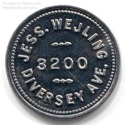 Jess Wejling 25¢ Token