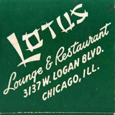 Lotus Lounge & Restaurant matchbook