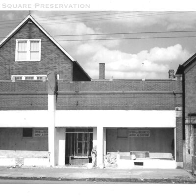 Logan Hardware facade remodel 1953