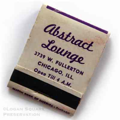 Abstract Lounge matchbook