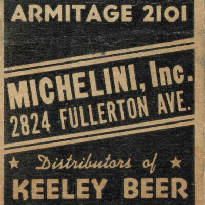 Michelini, Inc. matchbook