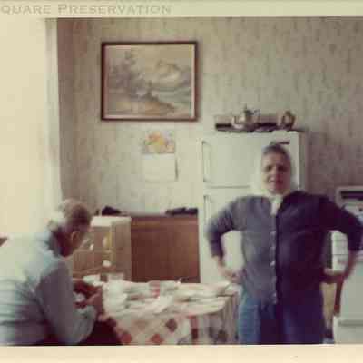 Iwan and Maria Heratschenko in Kitchen