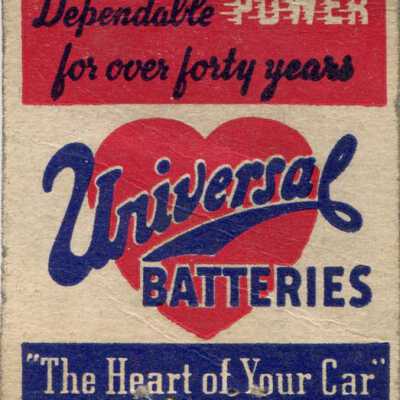 Crawford-George Service Station matchbook