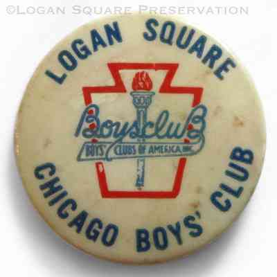 Logan Square Boys' Club button
