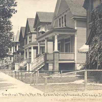 Central Park Av N. from Wrightwood, Chicago, Ill.