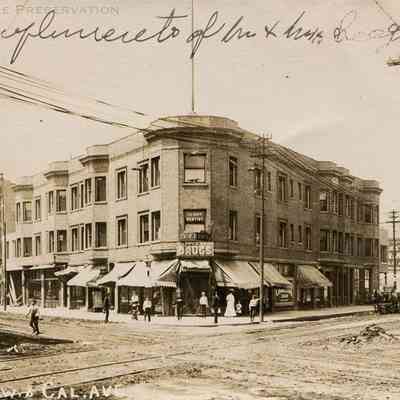 N.W. Cor. Milw. & Cal. Ave