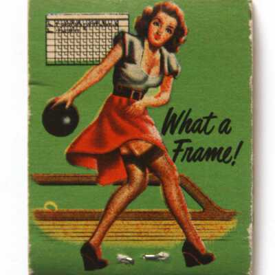 Personality Beauty Salon & Swedish Massage matchbook: Back of matchbook