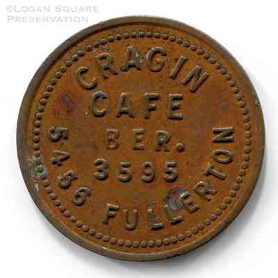 Cragin Cafe Token - Good for 10¢ in Drinks