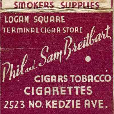 Terminal Cigar Store matchbook