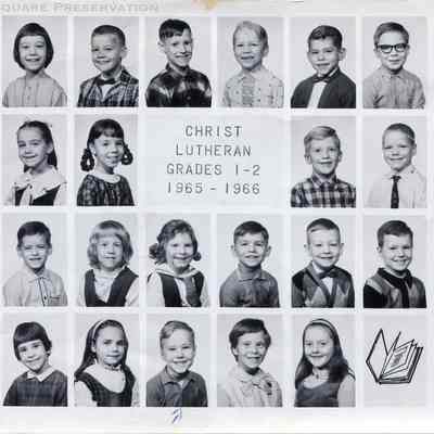 Christ Lutheran Grades 1-2 1965-1966