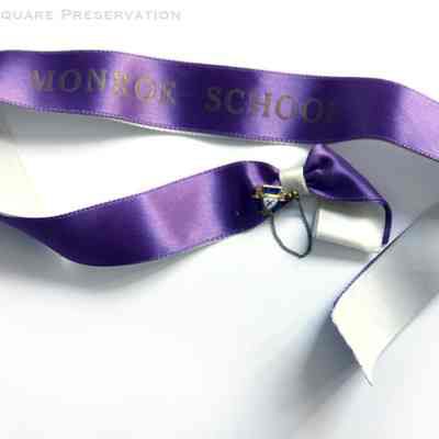 Monroe School graduation ribbons
