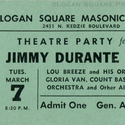 Theatre Party featuring Jimmy Durante ticket