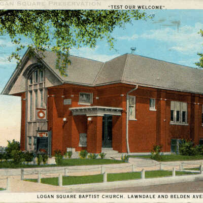 Logan Square Baptist Church, Lawndale and Belden Avenues