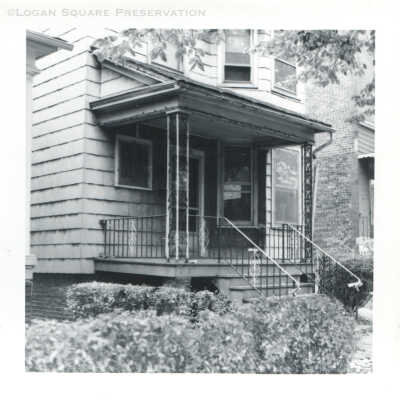 2505 N. Central Park front porch