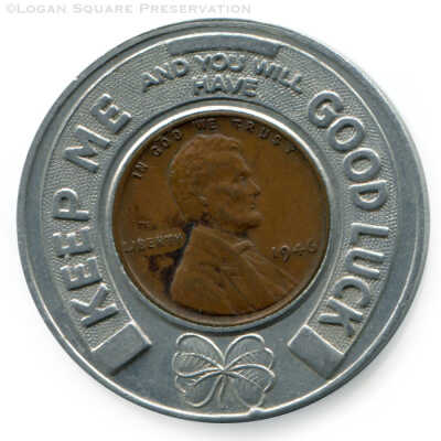 The Square Liquor Shop Lucky Penny: Obverse