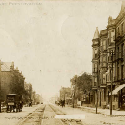 Chicago Ave West of Hoyne Ave