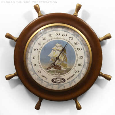 Realty & Mortgage Co. Fortieth Anniversary Thermometer