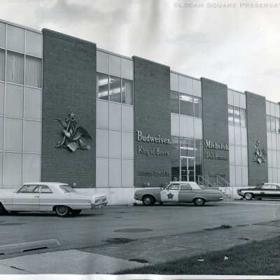 Exterior of Anheuser-Busch warehouse