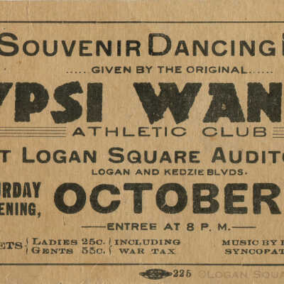 Ypsi Wanna Athletic Club Dancing Party invite card