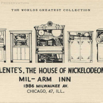 Valente's, The House of Nickelodeons