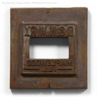 C&NW RY Maplewood stamp