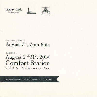 Picturing Logan Square: An Exhibition of Rare Images: Back of postcard