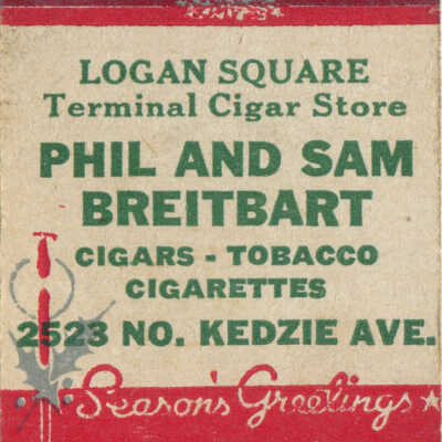 Terminal Cigar Store matchbook
