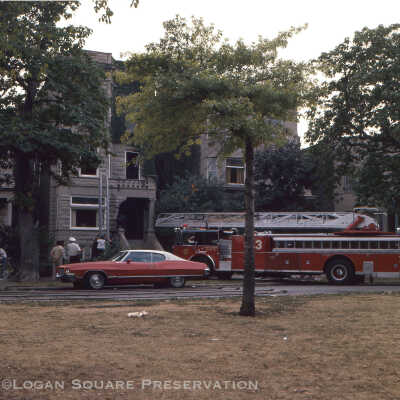 Firemen at 2809 W. Logan Blvd