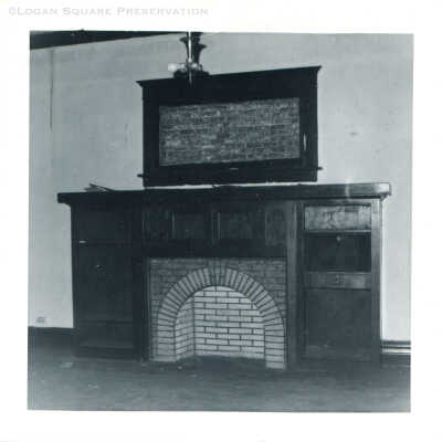 2505 N. Central Park fireplace