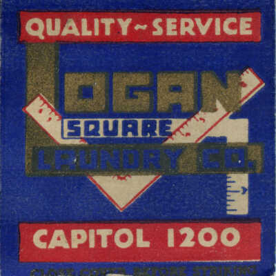 Logan Square Laundry matchbook