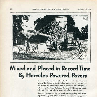 Hercules Engines pave Logan Square
