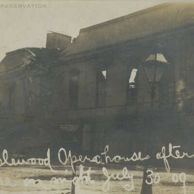 Maplewood Opera House after Fire