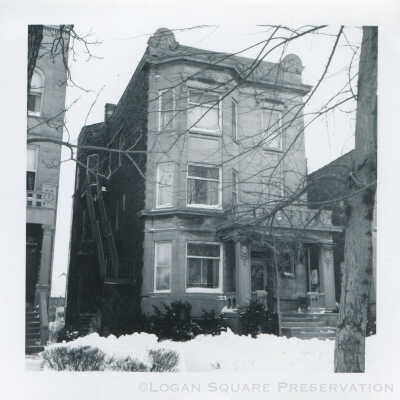 2815 W Logan Boulevard after 1967 Blizzard