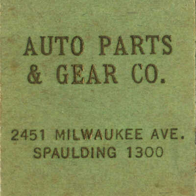Auto Parts & Gear matchbook