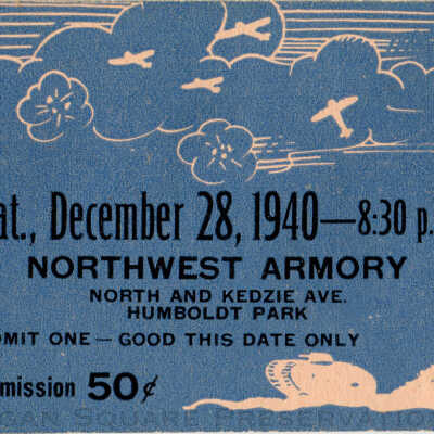 Farewell Military Ball ticket