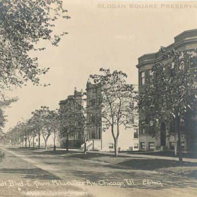 Humboldt Blvd. E from Milwaukee Ave, Chicago, Ill.